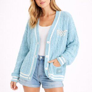 Taylor Swift 1989 Taylor’s Version Seagull Cardigan Blue MD/LG Official Merch